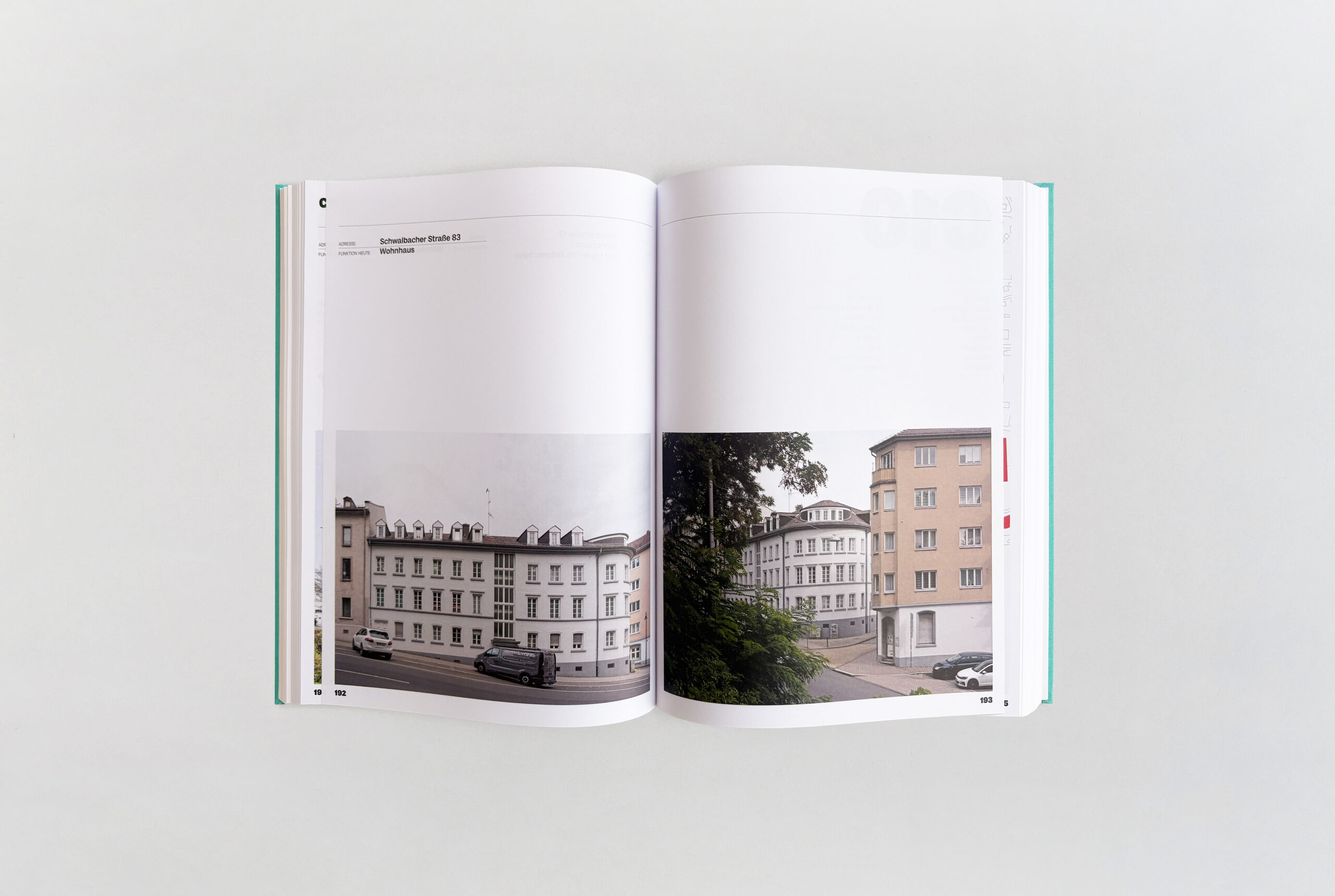 Stadtbildprägende Bauten – Alltagsarchitektur in Wiesbaden, Georg Ebbing Doppelseite